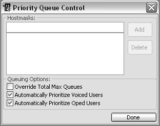 Priority Queue Control